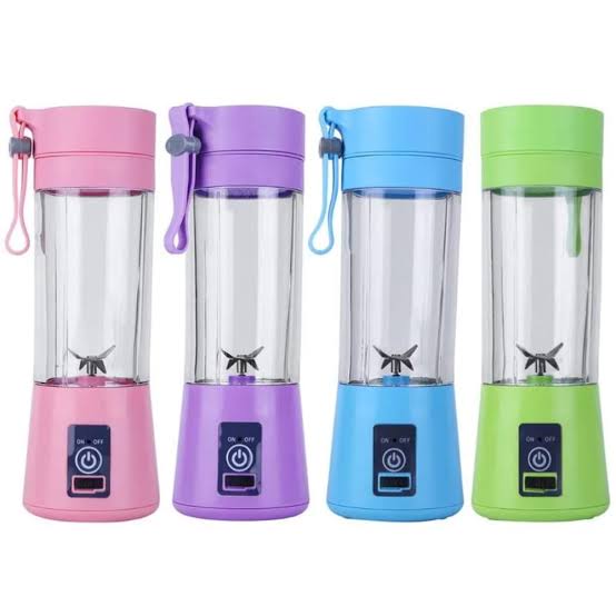 USB Rechargeable Portable Mini Blender Juicer 380ml – 6 Blade Personal Smoothie Maker for Shakes, Fresh Juice, Protein Drinks & Travel