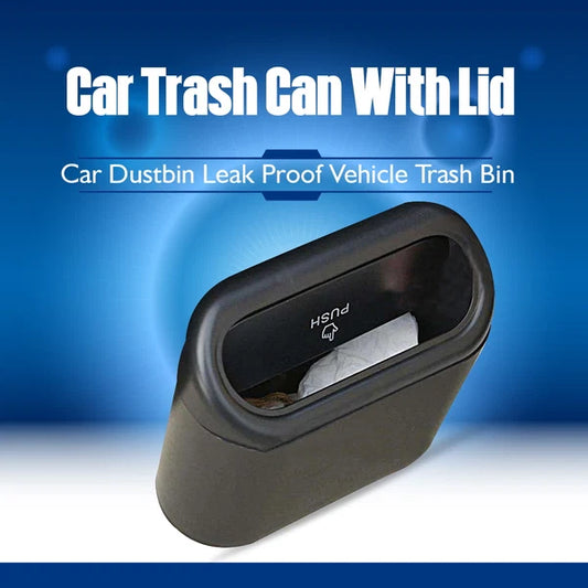 Portable Car Dust Bin with Hanging Design | Mini Vehicle Trash Can Storage Organizer