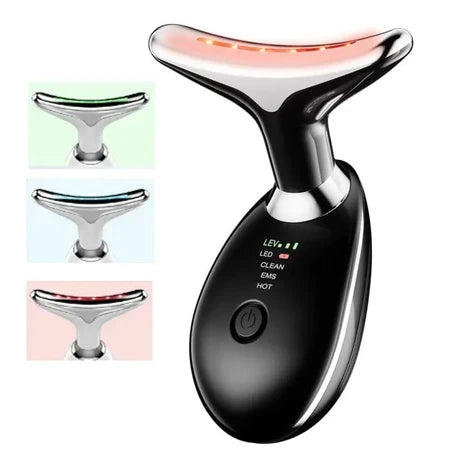 Electric LED Facial Massager for Face & Neck – Rechargeable Beauty Massage Too