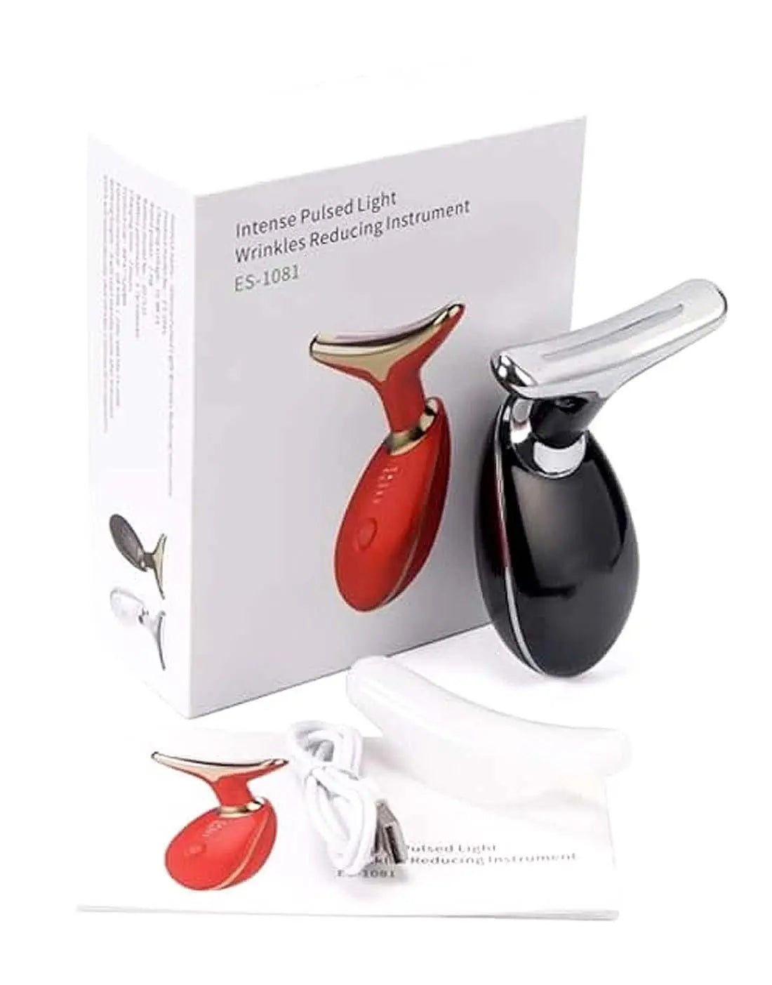 Electric LED Facial Massager for Face & Neck – Rechargeable Beauty Massage Too