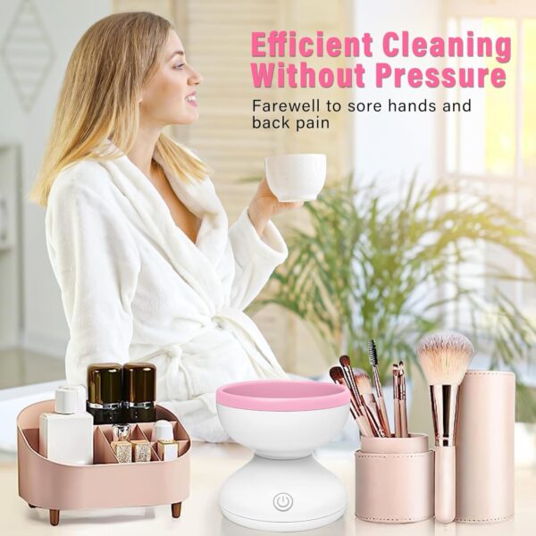 Makeup Brush Cleaner Machine – Electric Makeup Brush Cleaner | Fast & Efficient Cleaning in Seconds