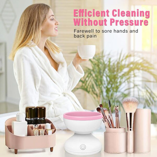 Makeup Brush Cleaner Machine – Electric Makeup Brush Cleaner | Fast & Efficient Cleaning in Seconds