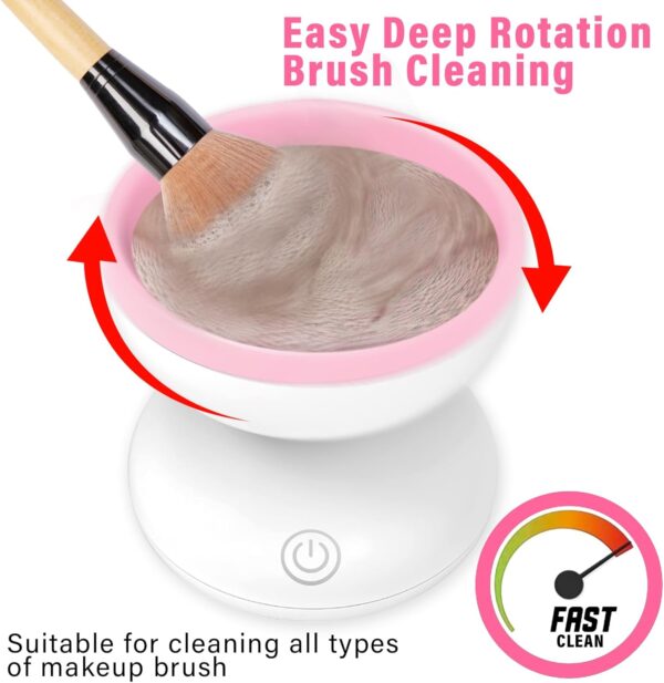 Makeup Brush Cleaner Machine – Electric Makeup Brush Cleaner | Fast & Efficient Cleaning in Seconds